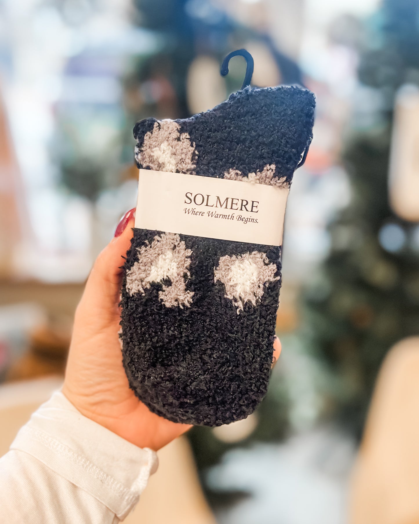 Fuzzy Animal Print Socks