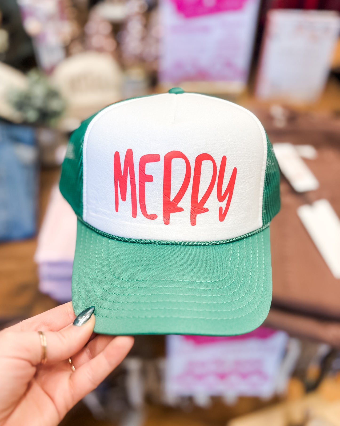 MERRY - A Christmas Trucker Hat