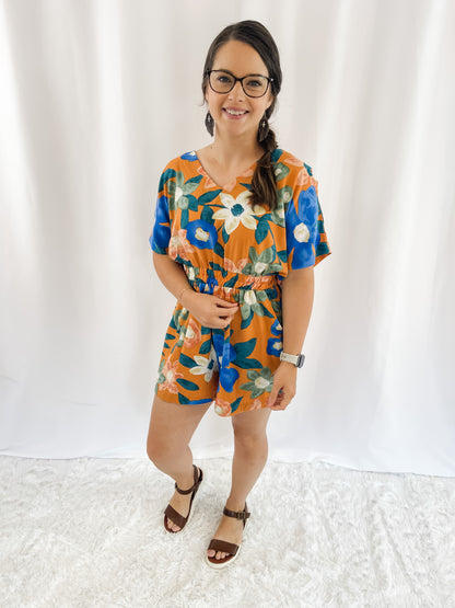 Living Easy Floral Romper