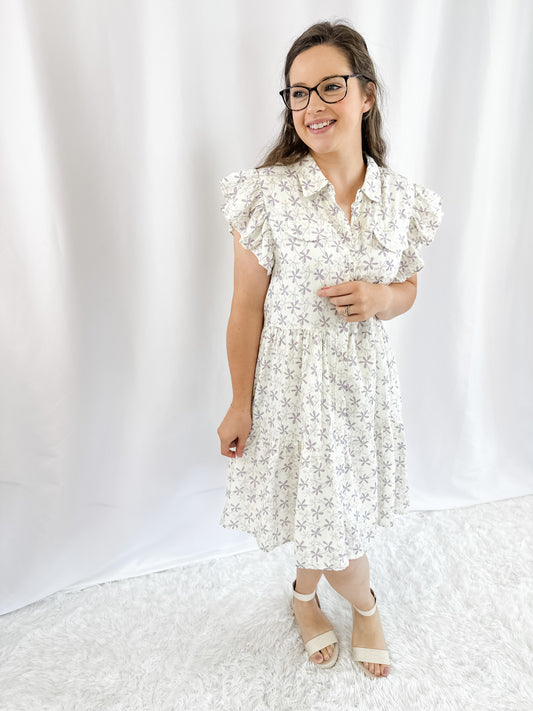 Lavender Haze Tiered Dress