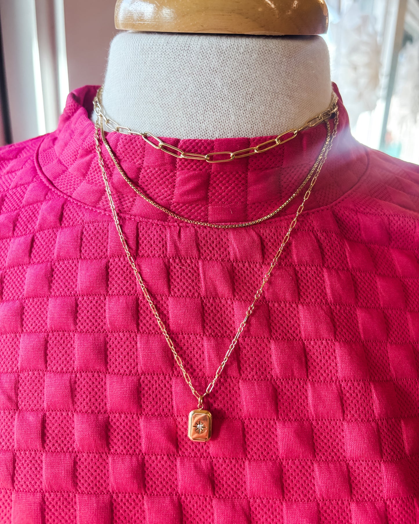 Star Pendant Multi Layer Necklace