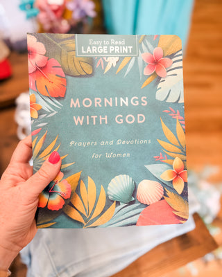 Mornings with God | A Large Print Devotional
