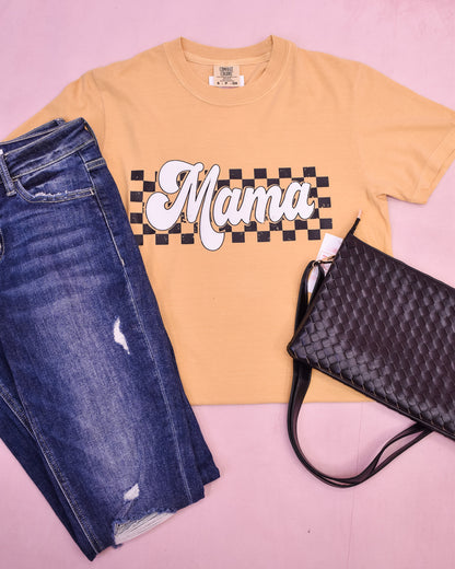 Puff Checkered Retro Mama Tee