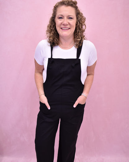 Spring In Your Step Knot Strap Jumpsuit