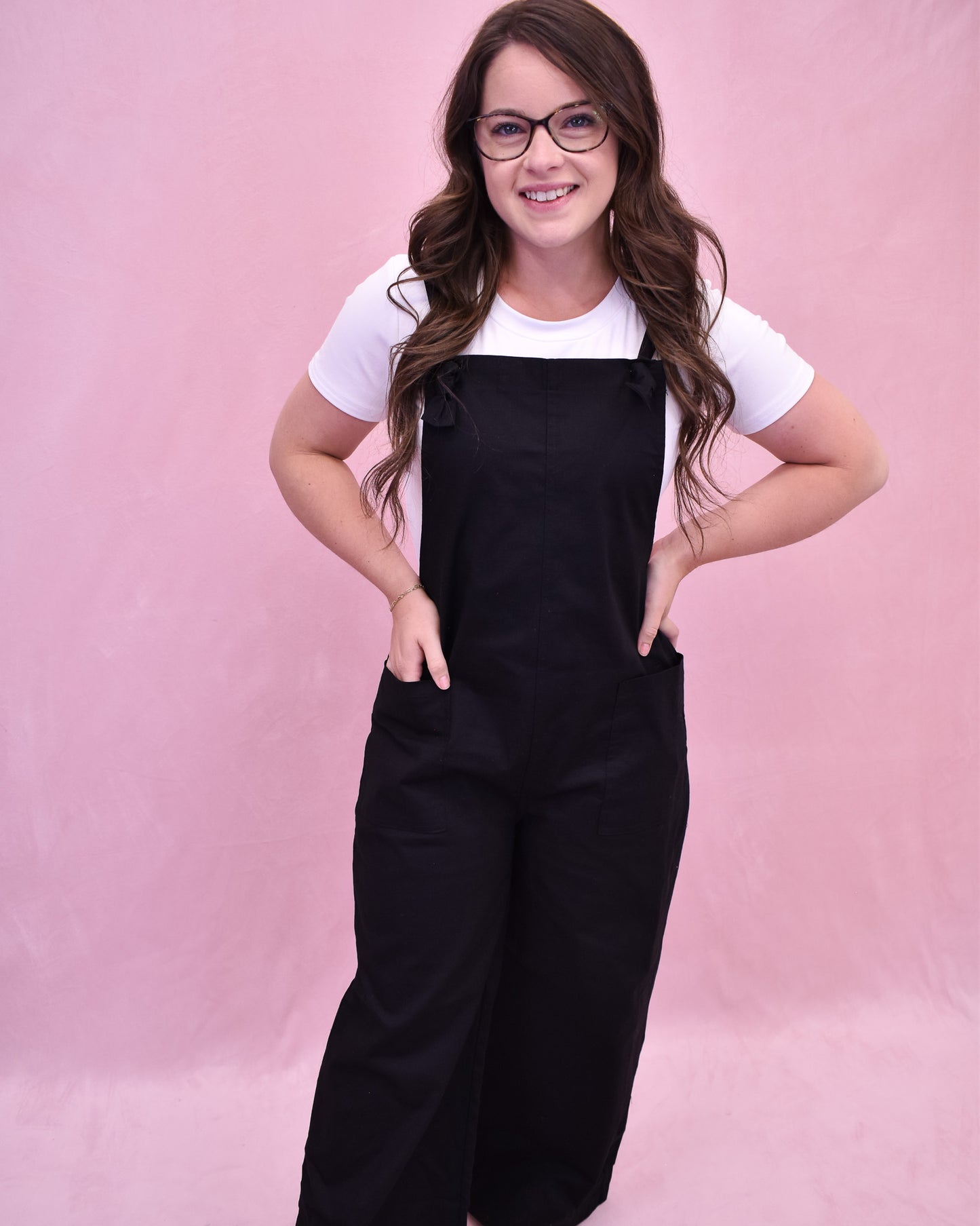 Spring In Your Step Knot Strap Jumpsuit