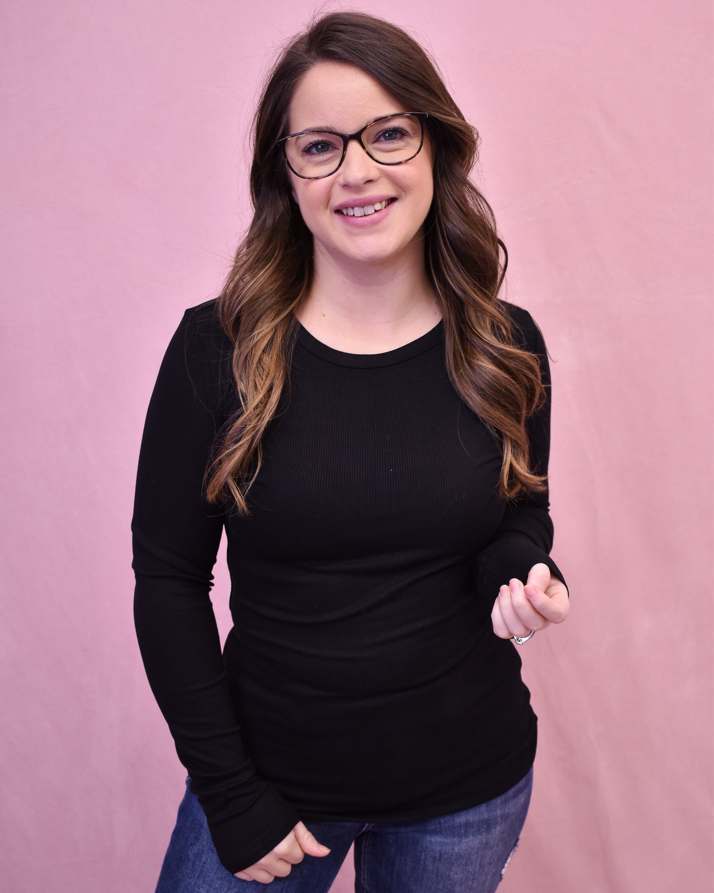 Take The Time Slim Rib Knit Top