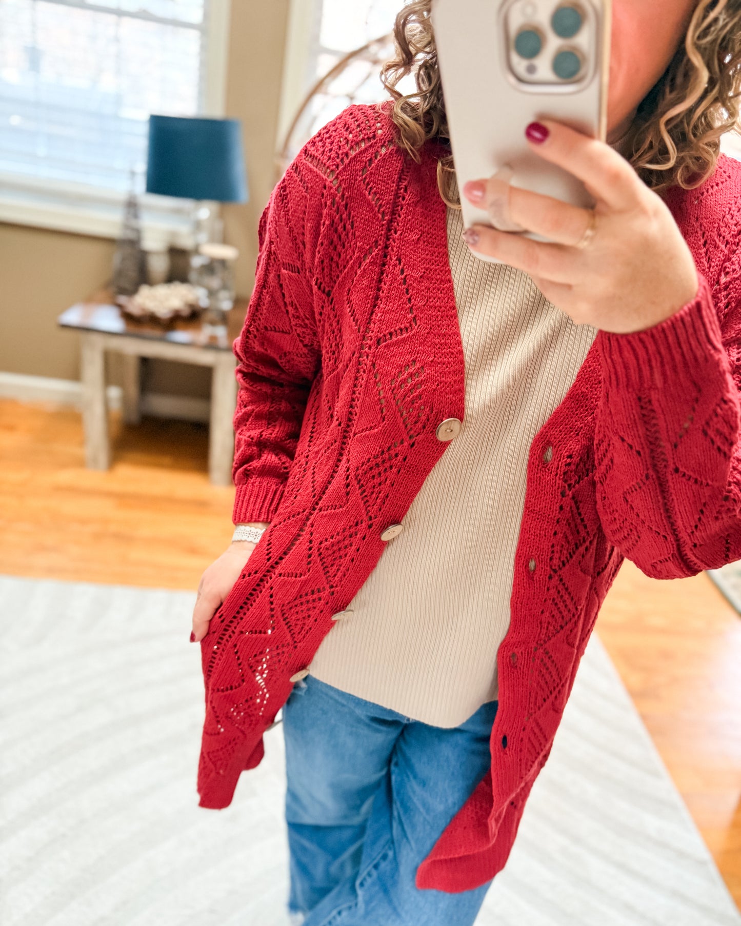 Uptown Charm Knit Long Cardigan