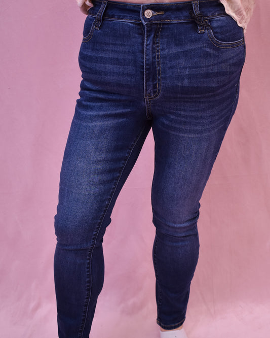 Dark Blue Skinny fitted jeans