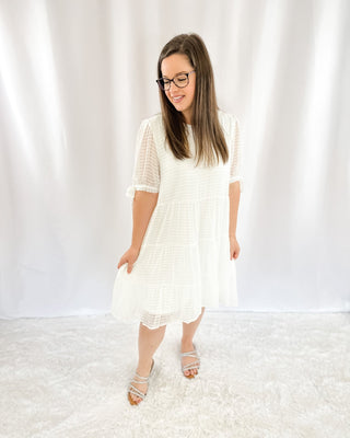 All American Girl Tie Sleeve Dress - The Southern Loft