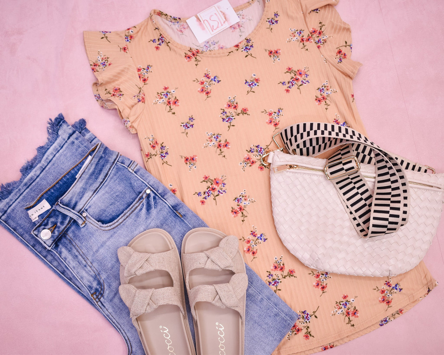 All Over Floral Knit Top - The Southern Loft