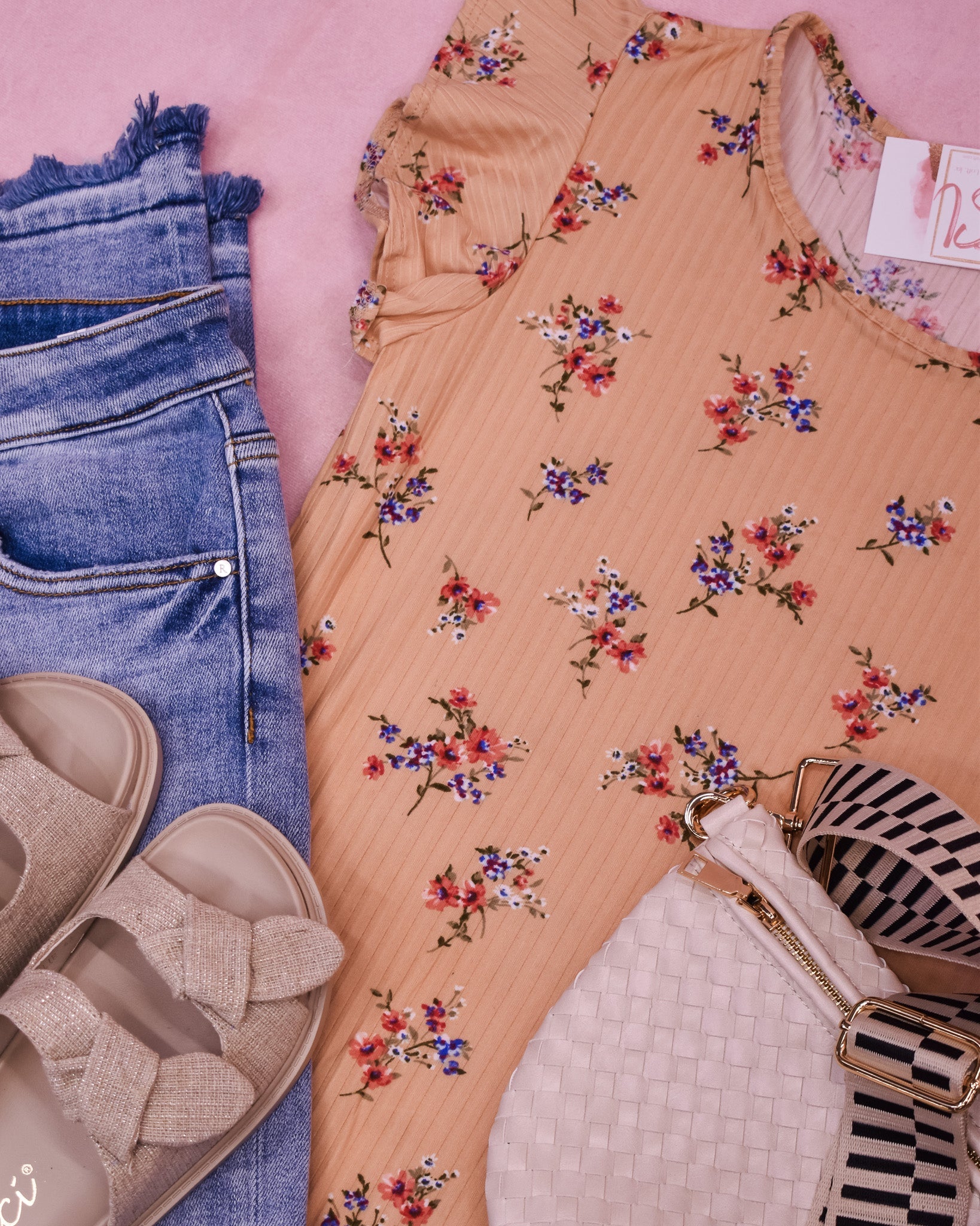 All Over Floral Knit Top - The Southern Loft