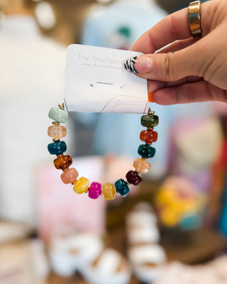 Bright Mist Chunky Beaded Statement Bracelets - The Southern Loft