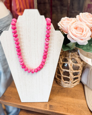 Bright Mist Chunky Beaded Statement Necklace - The Southern Loft