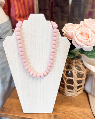 Bright Mist Chunky Beaded Statement Necklace - The Southern Loft