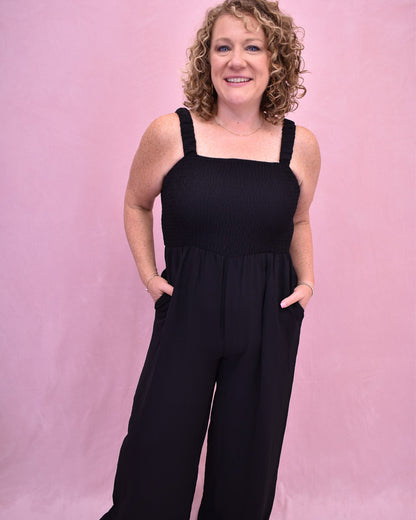 Capturing Memories Casual Smocked Jumpsuit - The Southern Loft