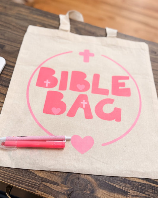Carry Me With You - Canvas Bible Bag - The Southern Loft
