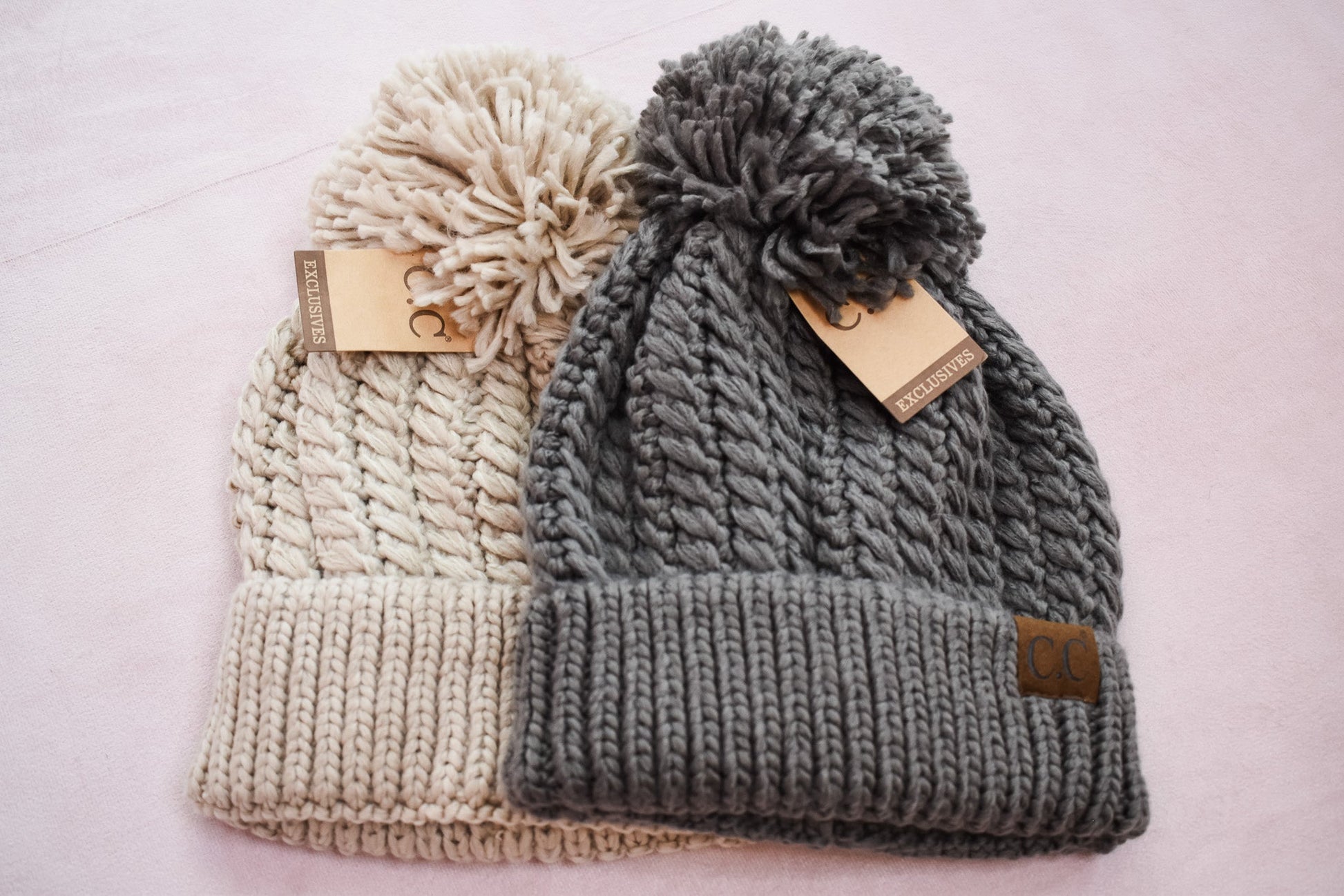 C.C Twisted Mock Cable Knit Beanie - The Southern Loft