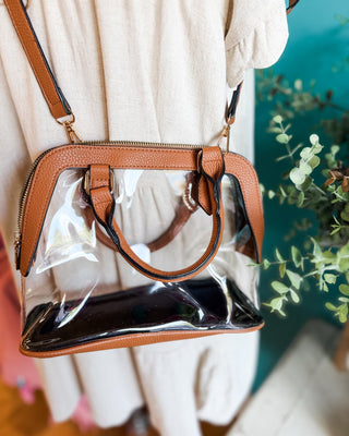 Clearly Chic Clear Stadium Tote Bag - The Southern Loft