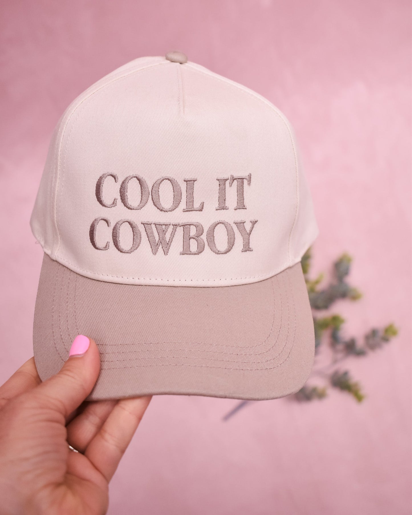 Cool It Cowboy Canvas Snapback Hat - The Southern Loft