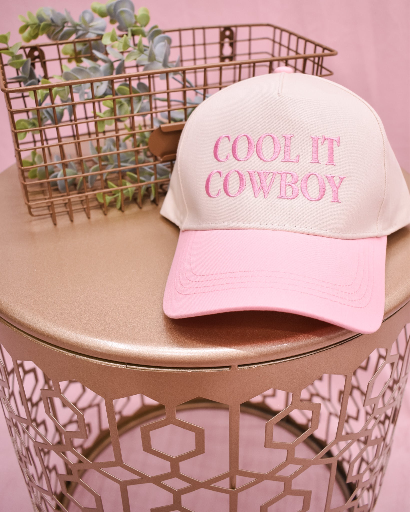 Cool It Cowboy Canvas Snapback Hat - The Southern Loft
