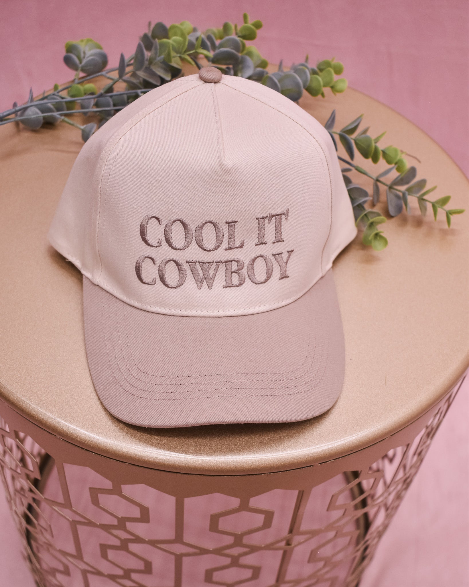 Cool It Cowboy Canvas Snapback Hat - The Southern Loft
