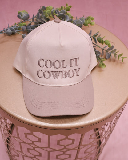 Cool It Cowboy Canvas Snapback Hat - The Southern Loft