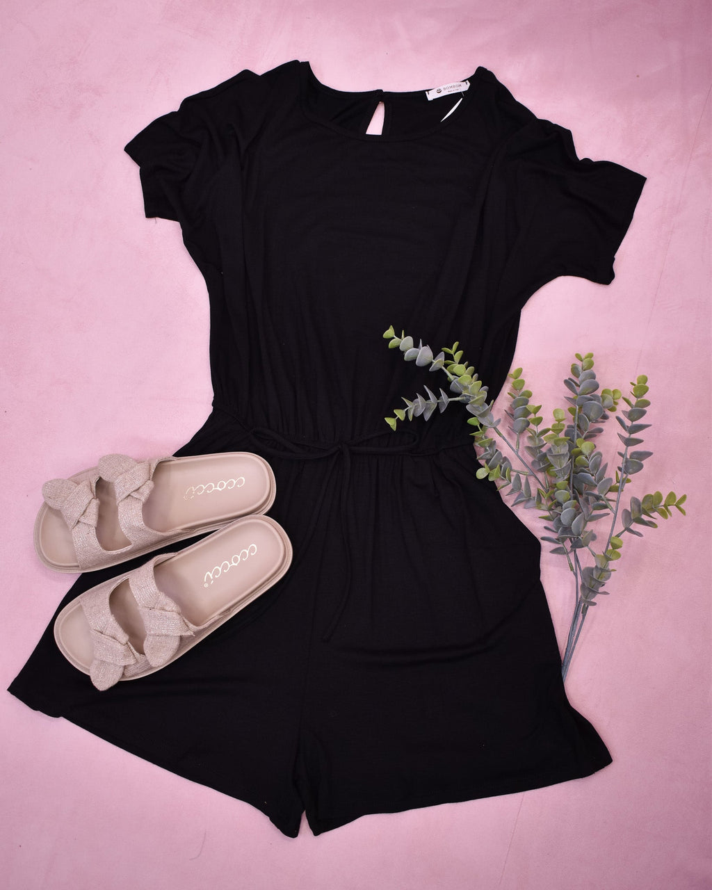 Cozy Lifestyle Basic Romper – The Southern Loft