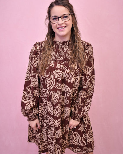 Crisp Breeze Floral Swing Dress - The Southern Loft