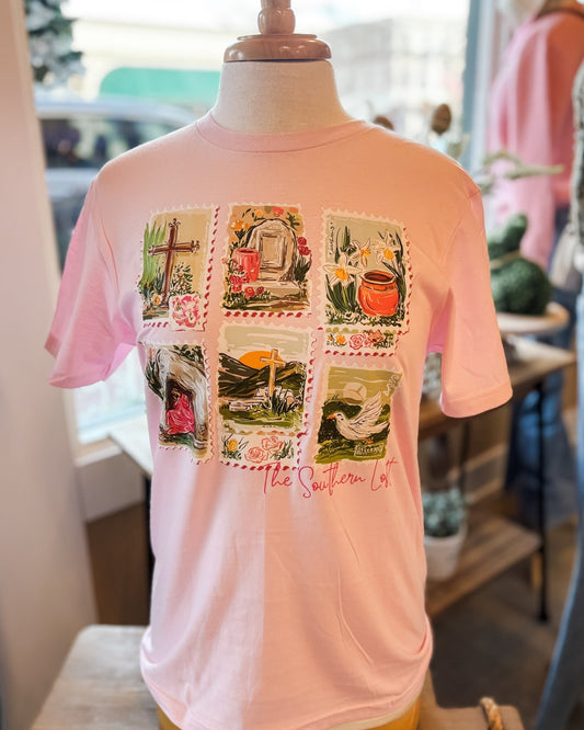 Easter Stamp Collection Graphic Tee - The Southern Loft