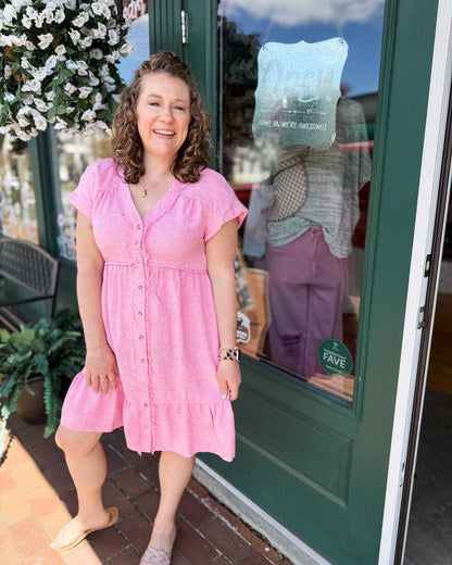 Ever So Chic Unfinished Hem Dress - The Southern Loft