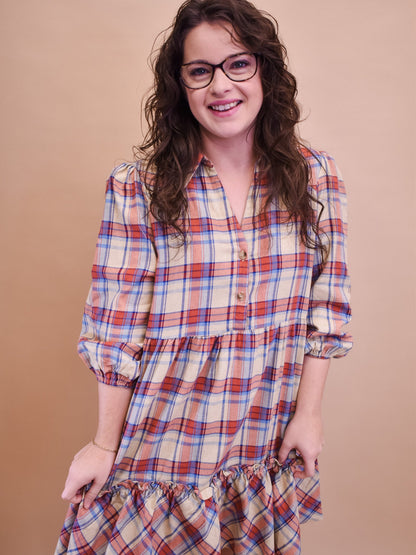 Fair And Square Checkered Mini Dress - The Southern Loft