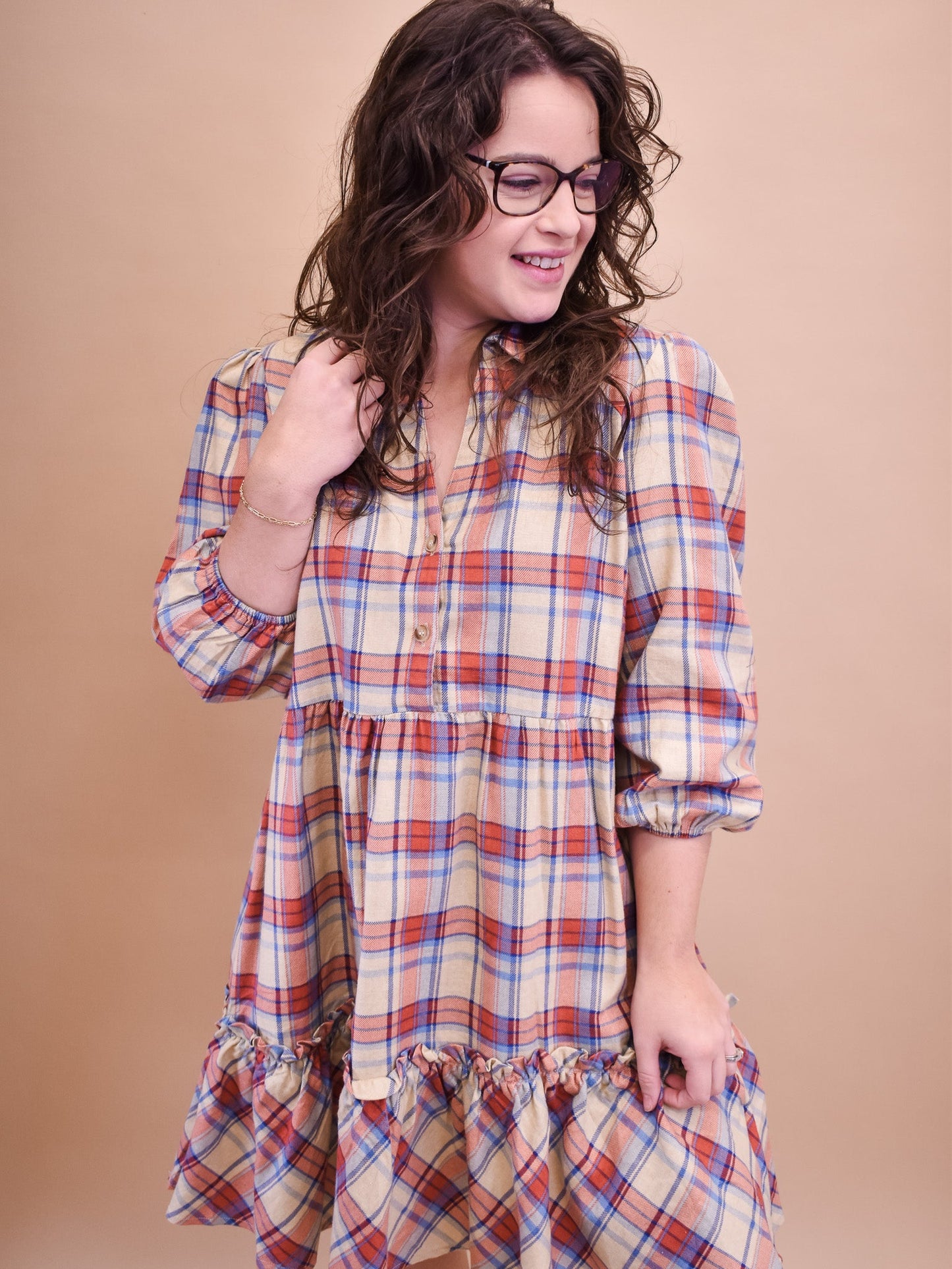 Fair And Square Checkered Mini Dress - The Southern Loft