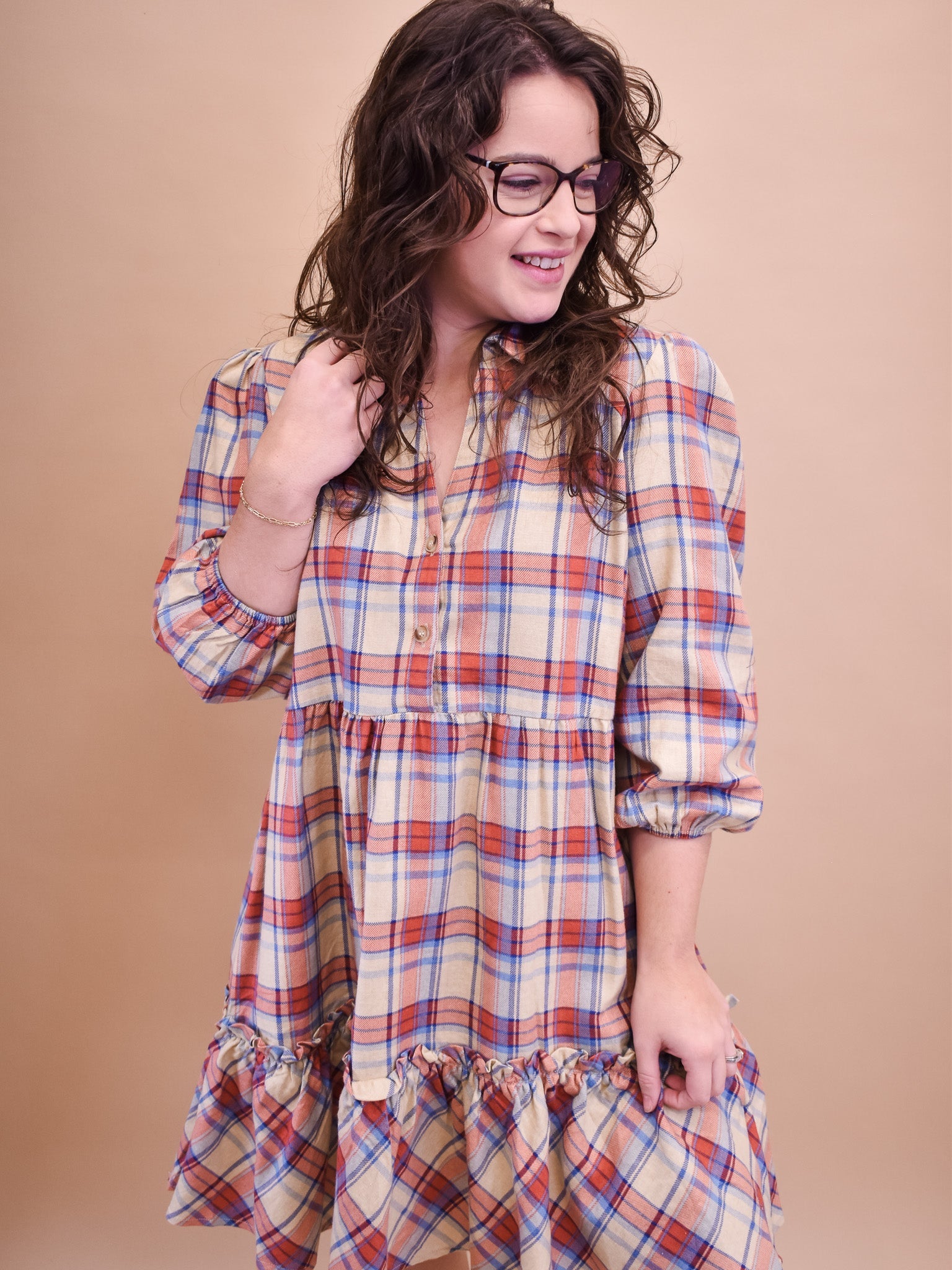 Fair And Square Checkered Mini Dress - The Southern Loft