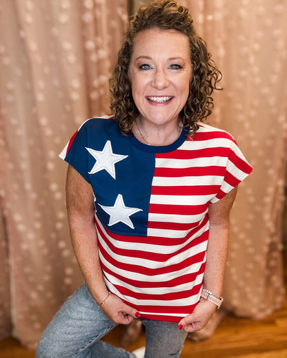 Feels Like Freedom Detailed Top - The Southern Loft
