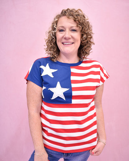 Feels Like Freedom Detailed Top - The Southern Loft