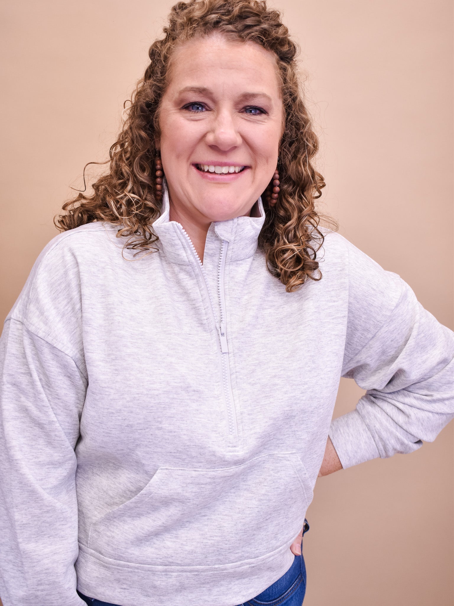 For The Best Cropped Scuba Pullover - The Southern Loft