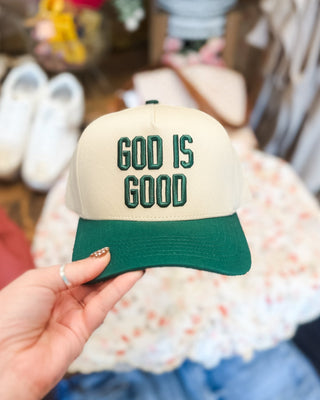 God Is Good Canvas Snapback Hat - The Southern Loft