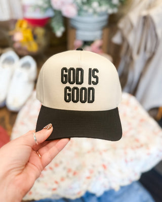 God Is Good Canvas Snapback Hat - The Southern Loft