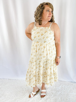 Golden Honey Strappy Back Dress - The Southern Loft