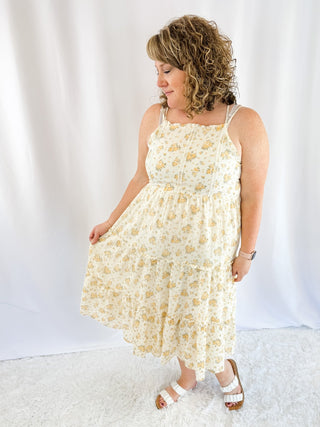 Golden Honey Strappy Back Dress - The Southern Loft