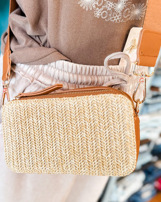Helen Straw Crossbody Bag - The Southern Loft