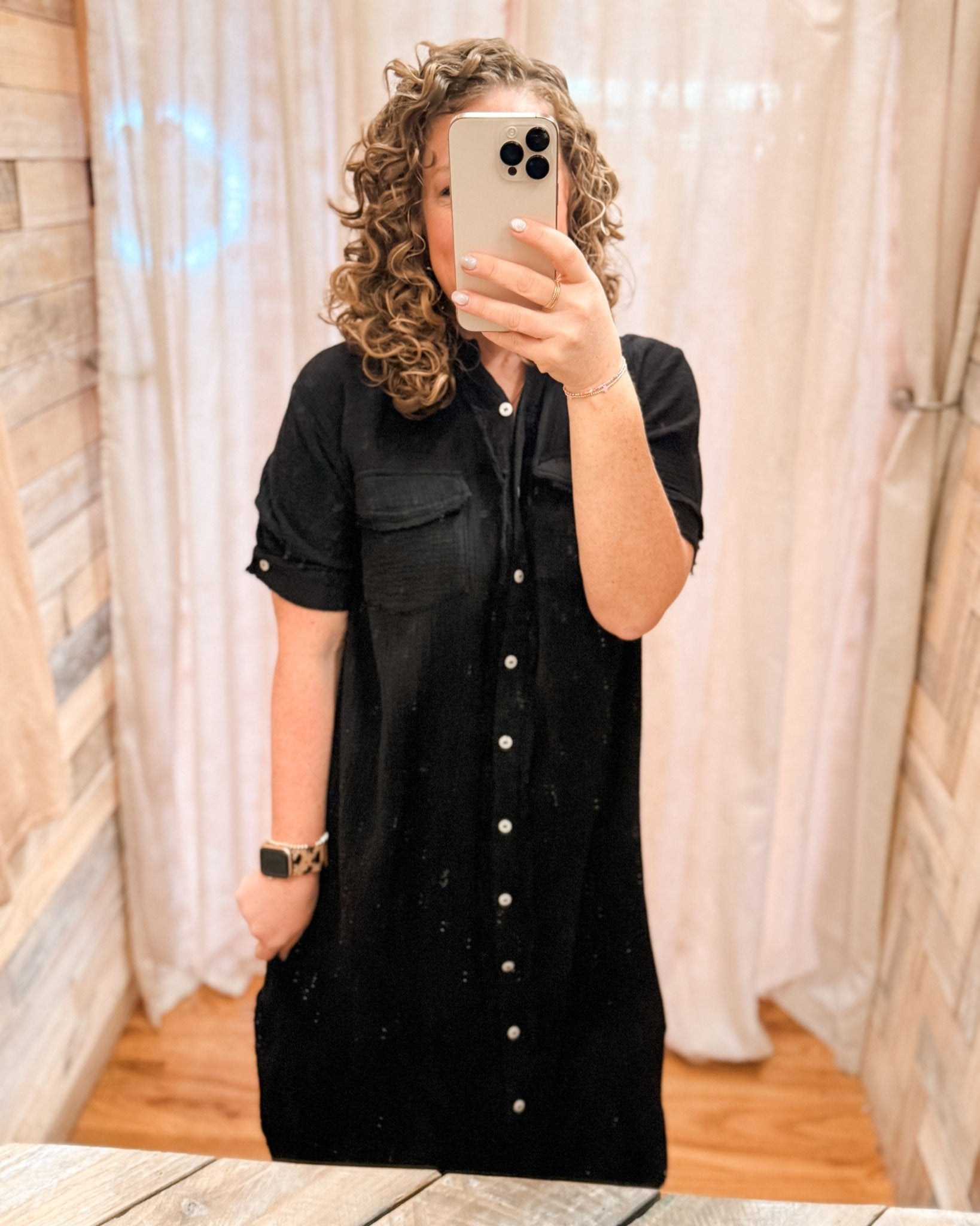 Lead Me Back To You Gauze Midi Dress - The Southern Loft