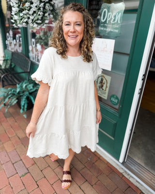 Linen & Lovely Tiered Babydoll Dress - The Southern Loft