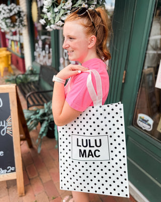 LuLu Mac Polka Dot Reusable Tote Bag - The Southern Loft