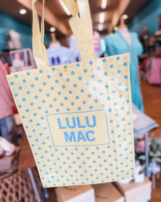 LuLu Mac Polka Dot Reusable Tote Bag - The Southern Loft
