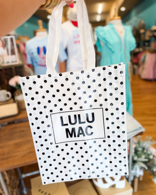 LuLu Mac Polka Dot Reusable Tote Bag - The Southern Loft