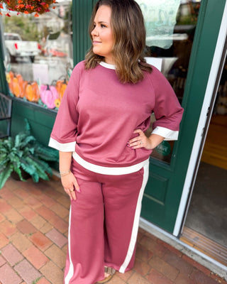 Luxe on the Go Colorblock Raglan LuxeKnit Set - The Southern Loft