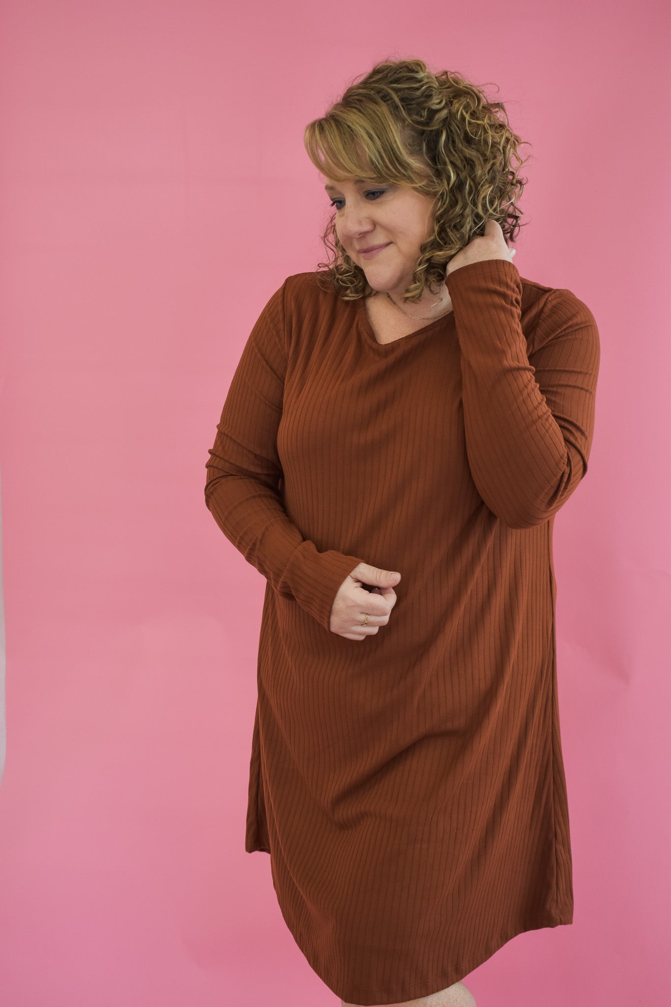 Make Your Mark Ribbed Dress - The Southern Loft
