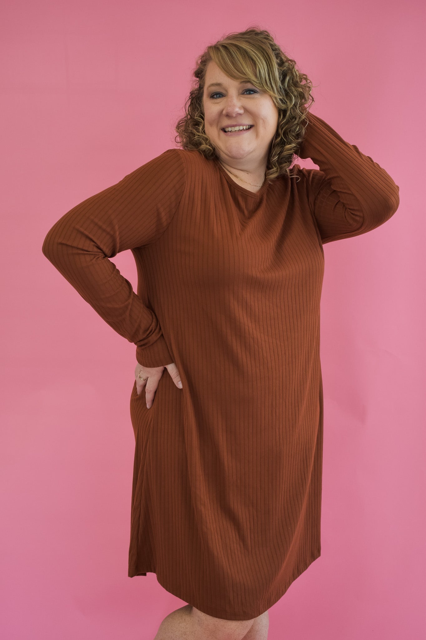 Make Your Mark Ribbed Dress - The Southern Loft