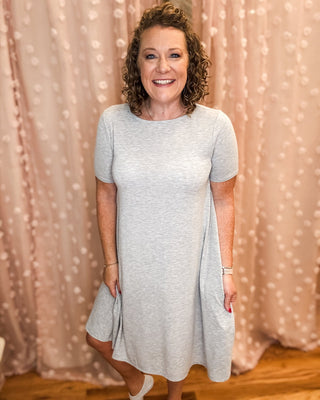 Nothing Has Changed Short Sleeve Dress - The Southern Loft